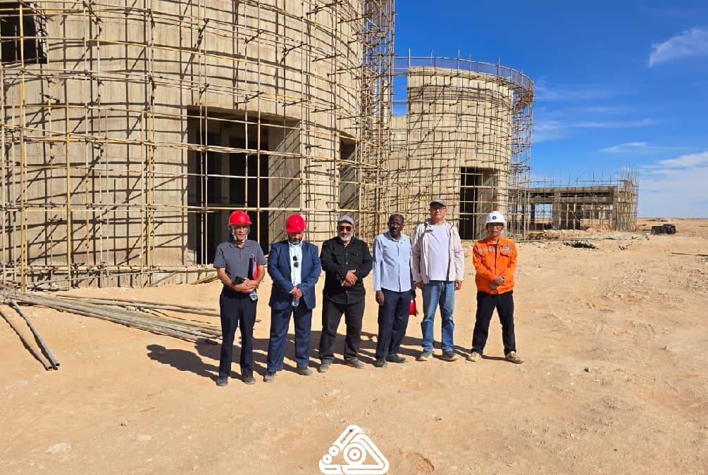 زيارة مشروع مصنع اسمنت فزان